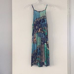 Patterned tank top dress